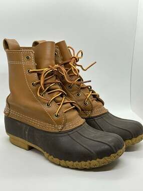L.L.Bean Women's 8-Inch Bean Boots Duck Boots Size 7-7.5